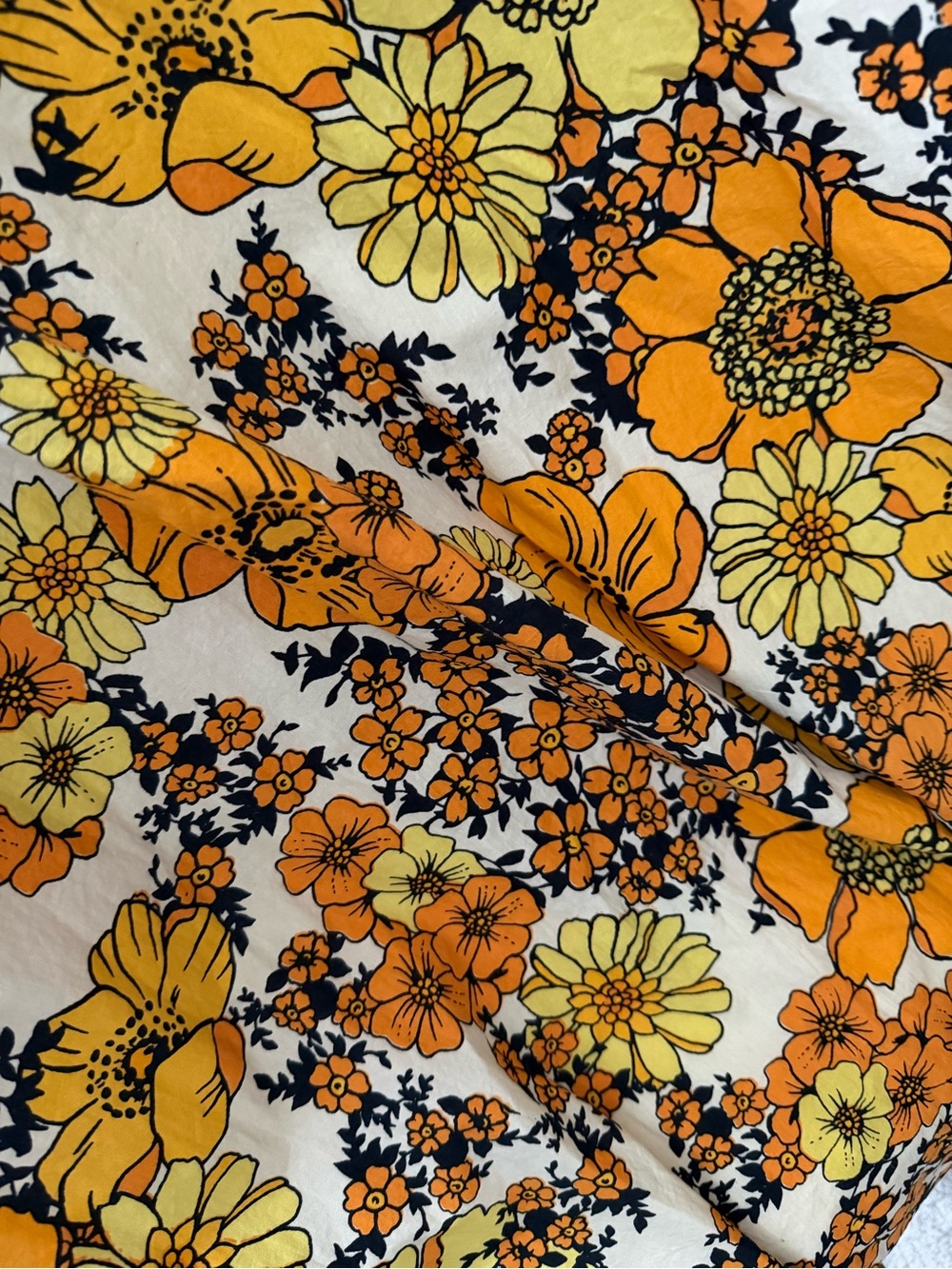Free People Lydia Midi Dress Floral Boho Puff Sleeves Size XL NWT - Picture 6 of 9